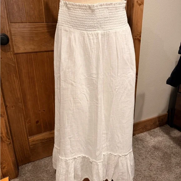 Quince Ivory Maxi Skirt - Picture 1 of 6